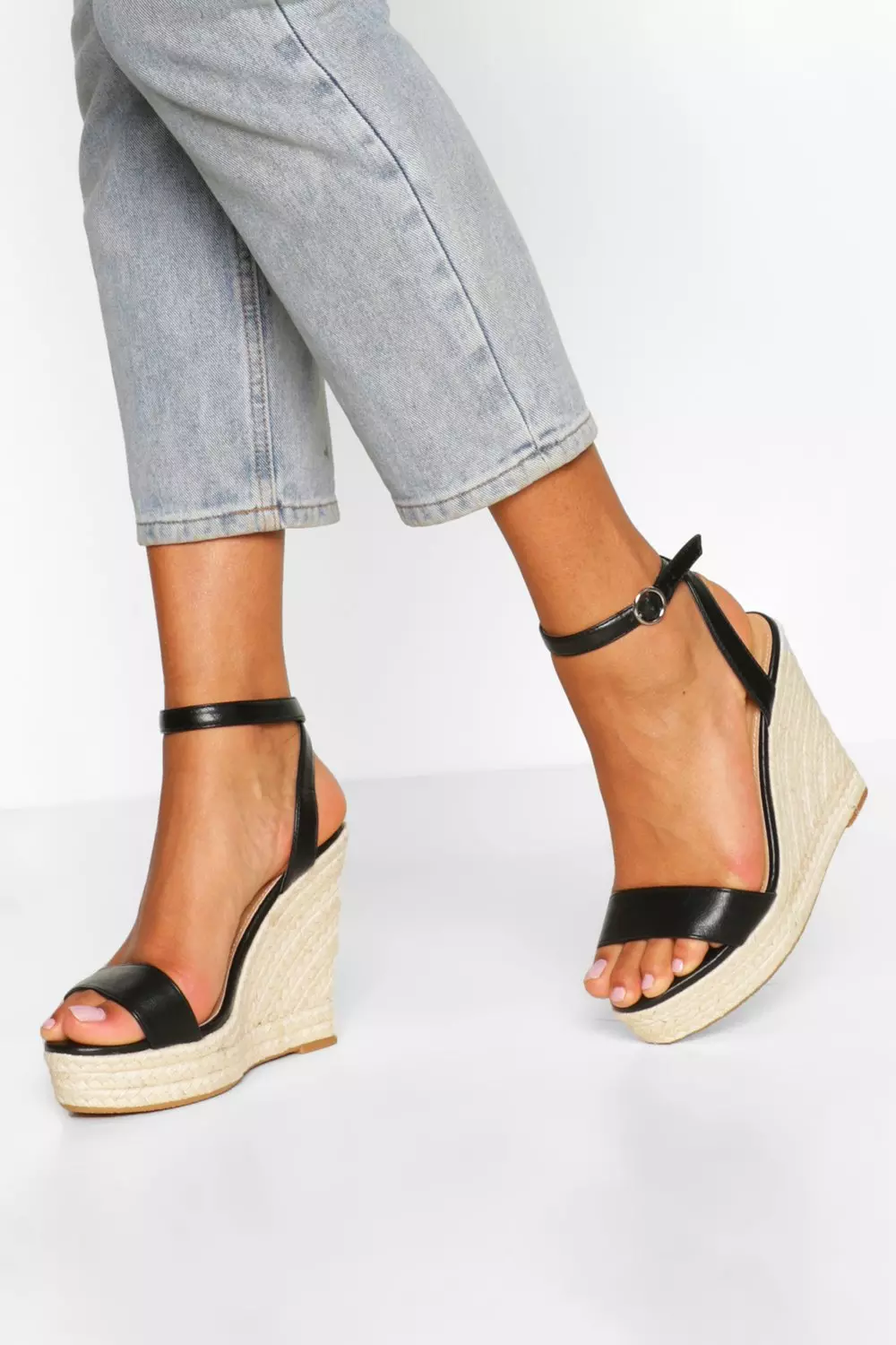 Boohoo ladies best sale wedge sandals