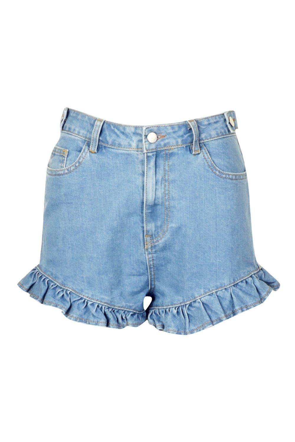 boohoo jean shorts