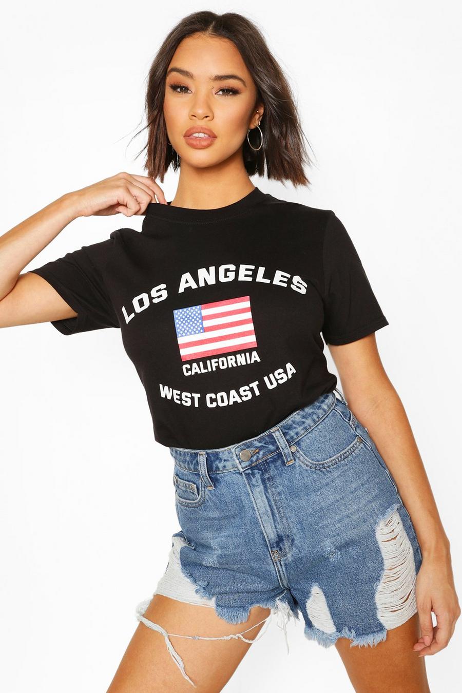 T-Shirt mit „Los Angeles“-Print image number 1