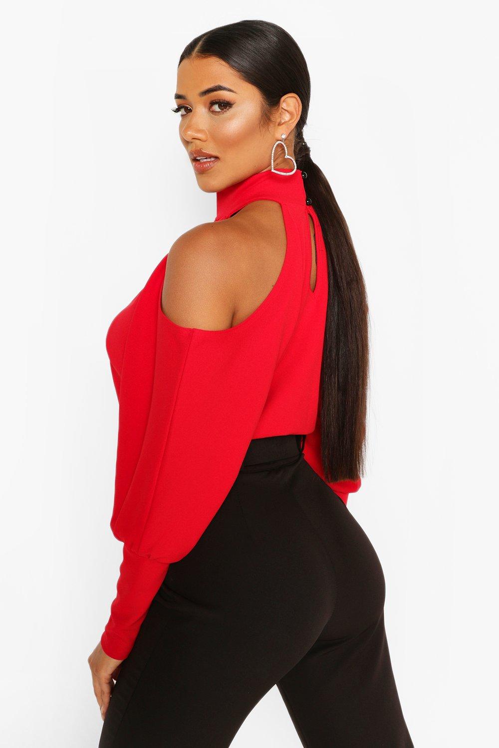 boohoo cold shoulder