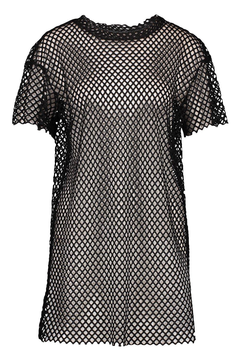 Fishnet T-shirt Dress