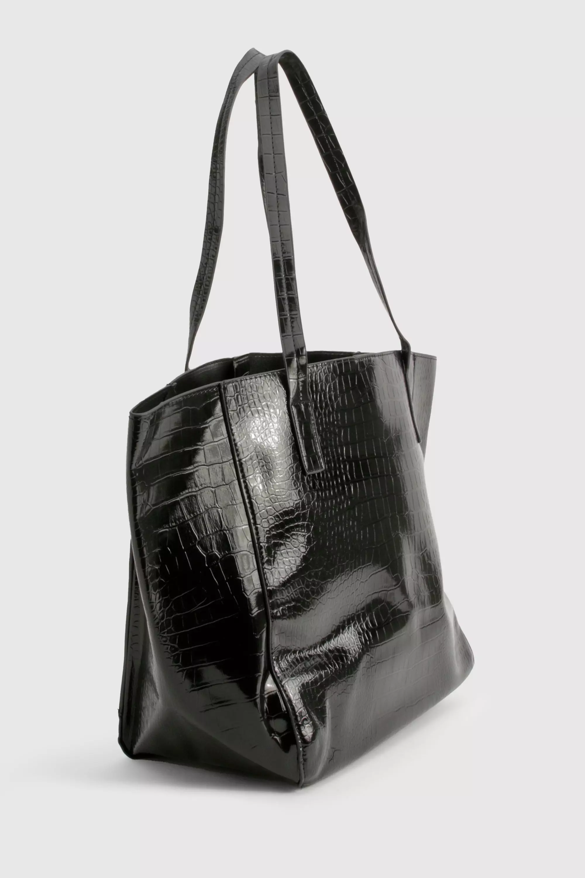 Croc tote bag black sale