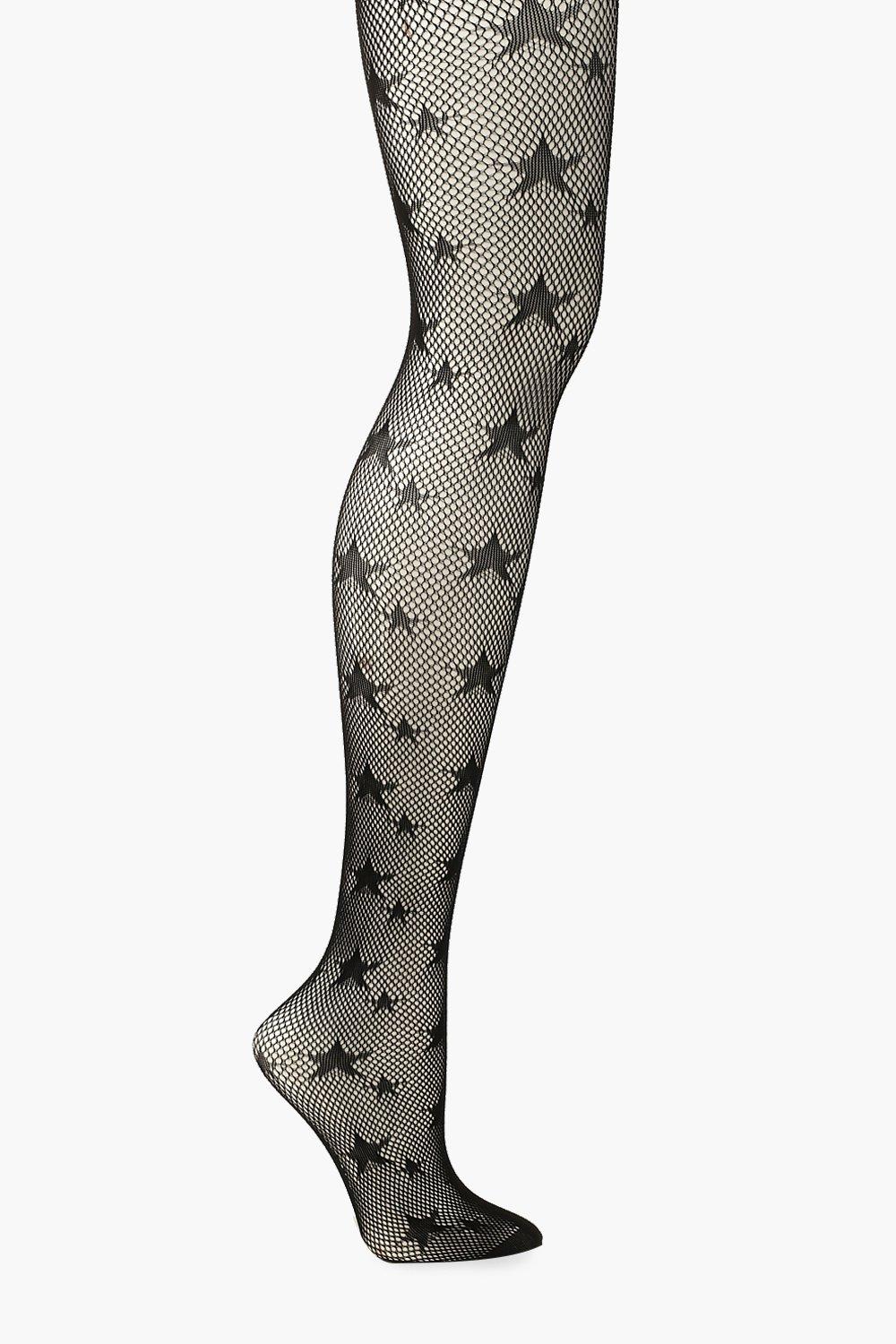 Fishnet Star Tights