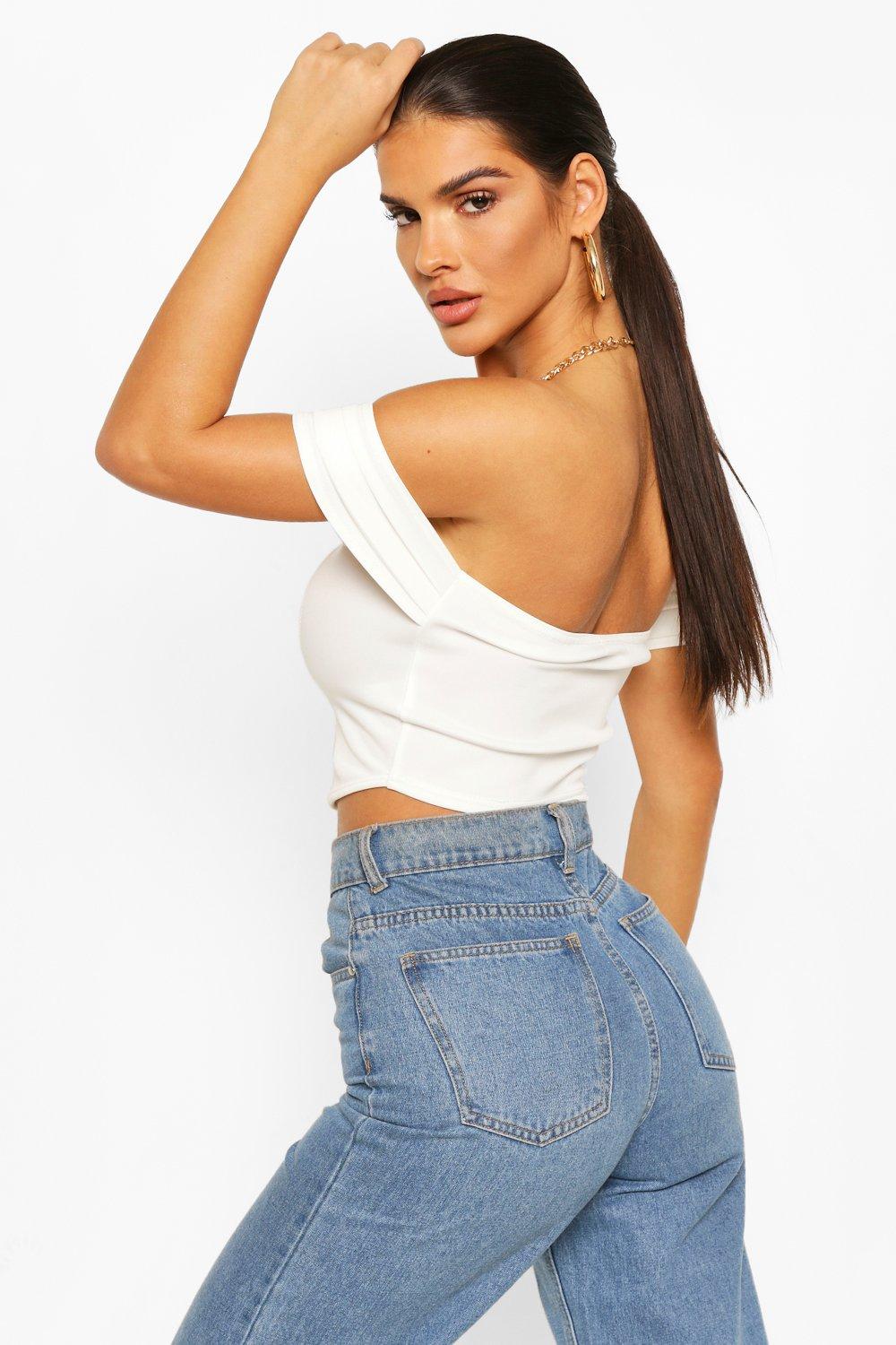 Off The Shoulder Corset Style Top