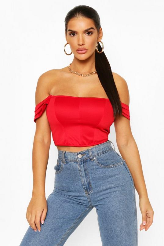 Off The Shoulder Corset Style Top