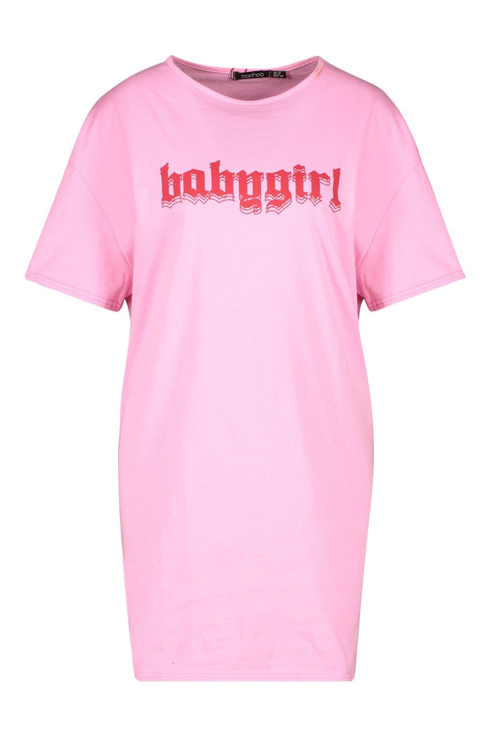 boohoo baby pink dress