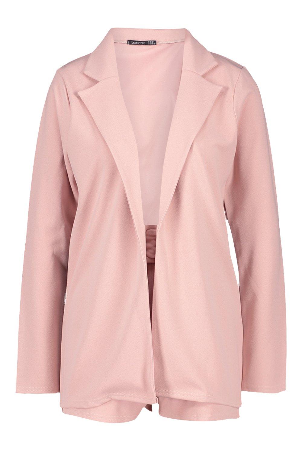 Pretty In Pink Blazer & Short Suit Set