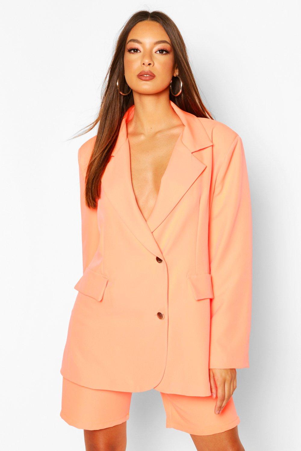 neon blazers women's