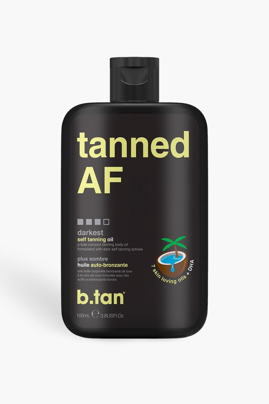 Black noir B.Tan Tanned AF Tanning Oil image number 1