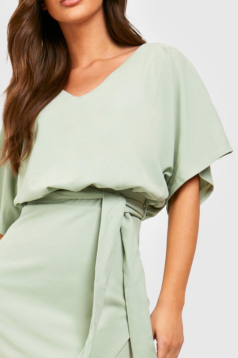 Boohoo kimono outlet dress