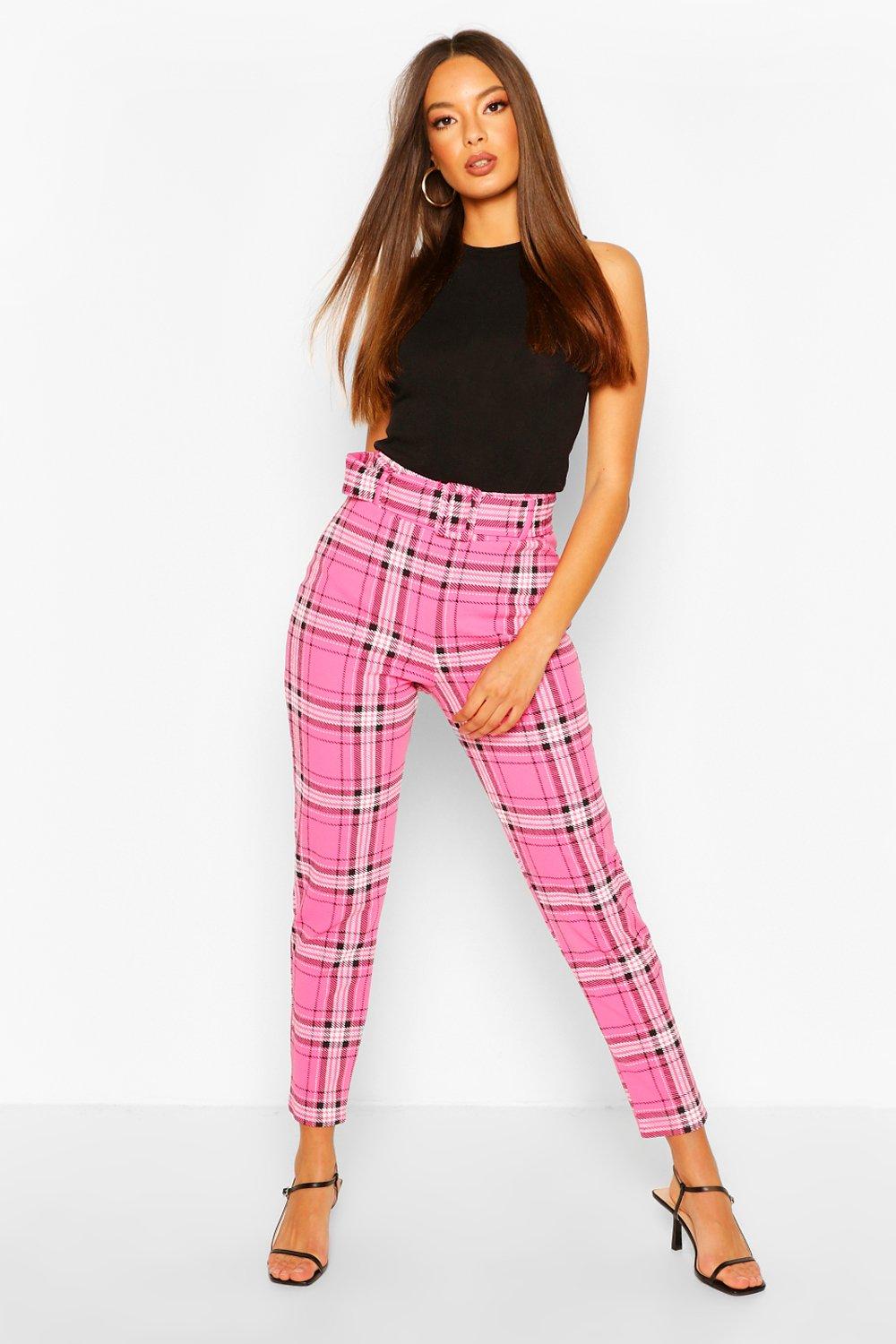 skinny pink trousers