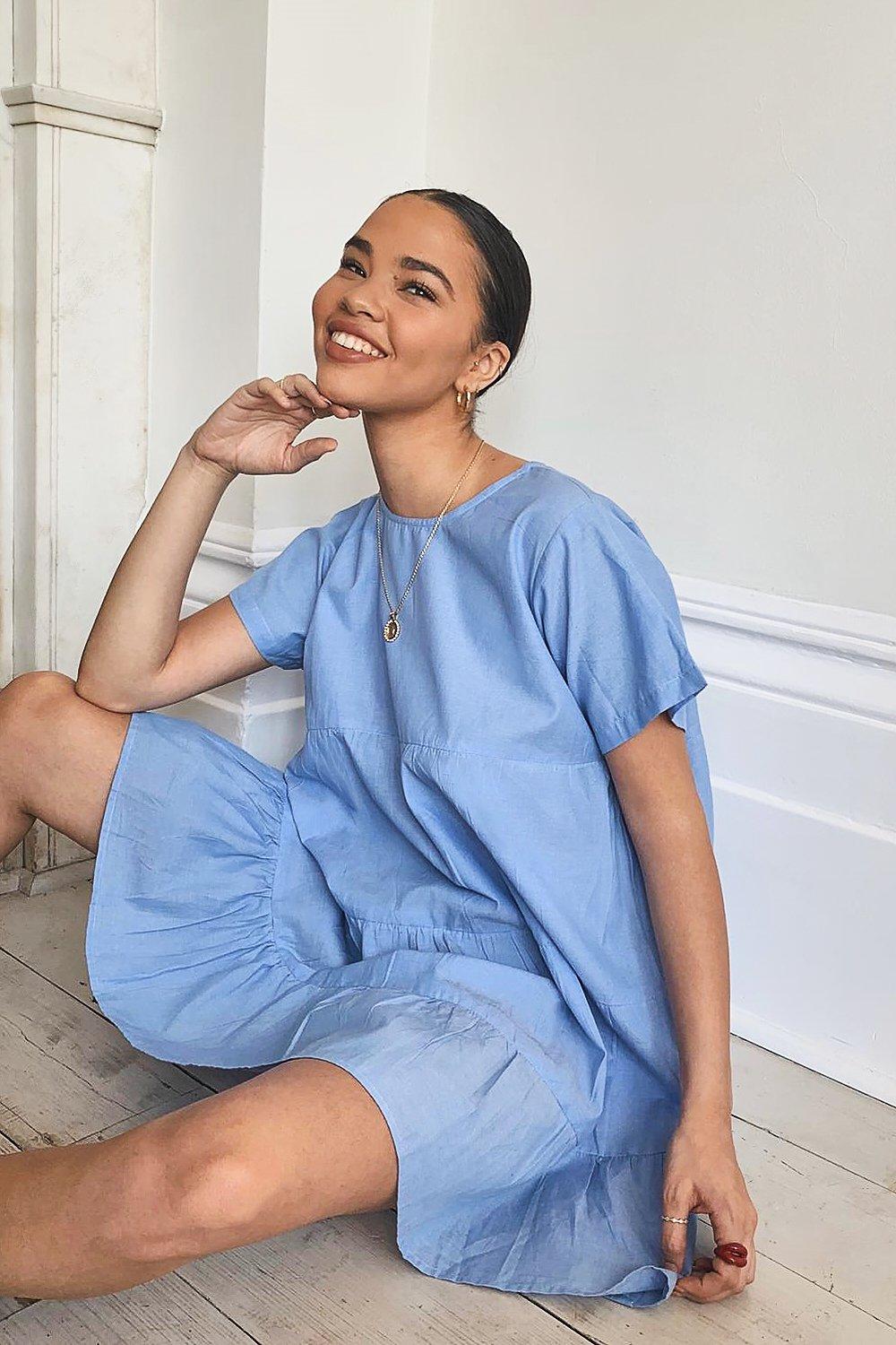 boohoo smock
