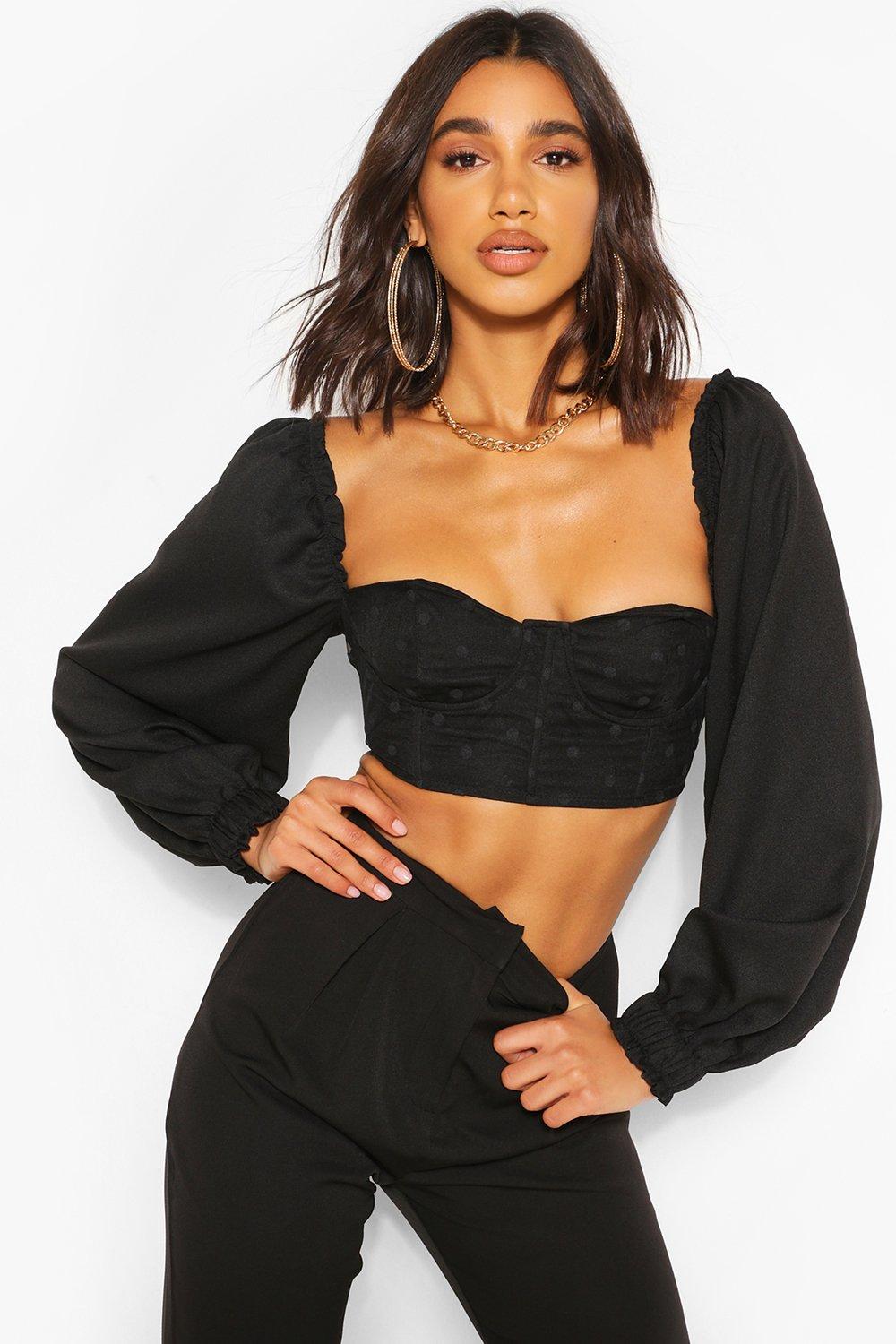 black corset top outfit