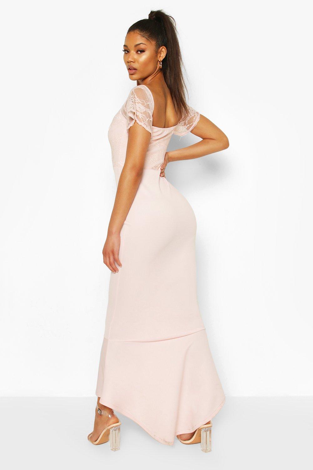 Bardot fishtail maxi store dress