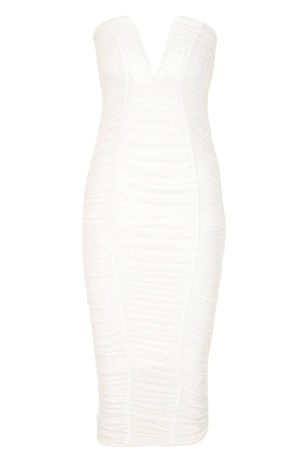 v bar bandeau dress