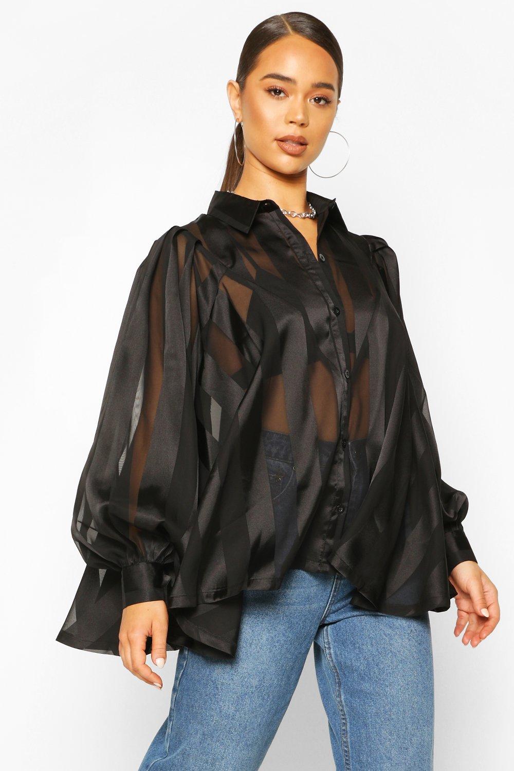 boohoo satin top