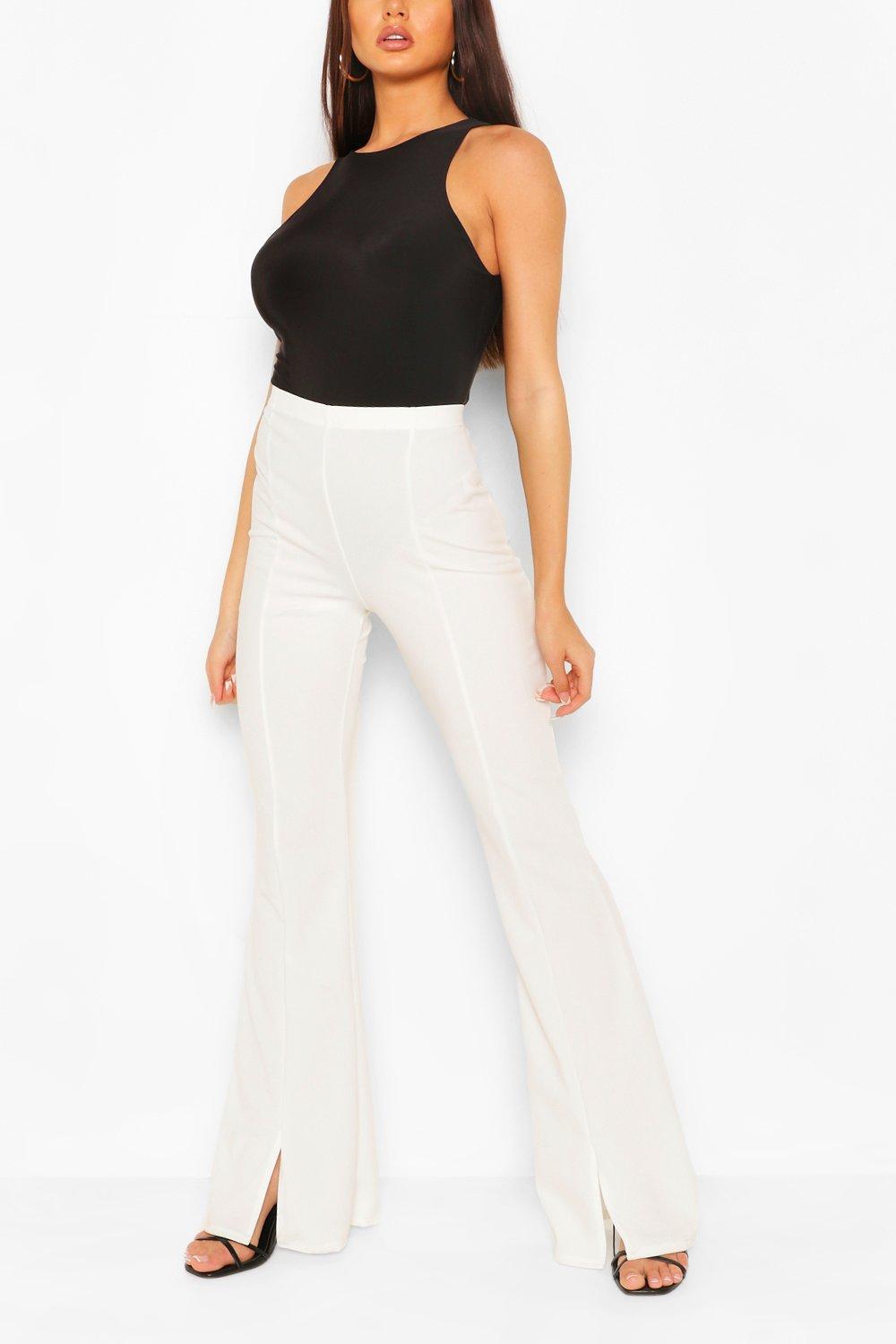 Split Hem Flare Pants