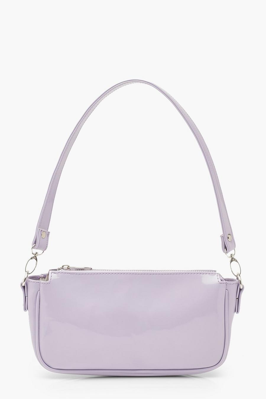 Lilac Patent Shoulder Bag image number 1