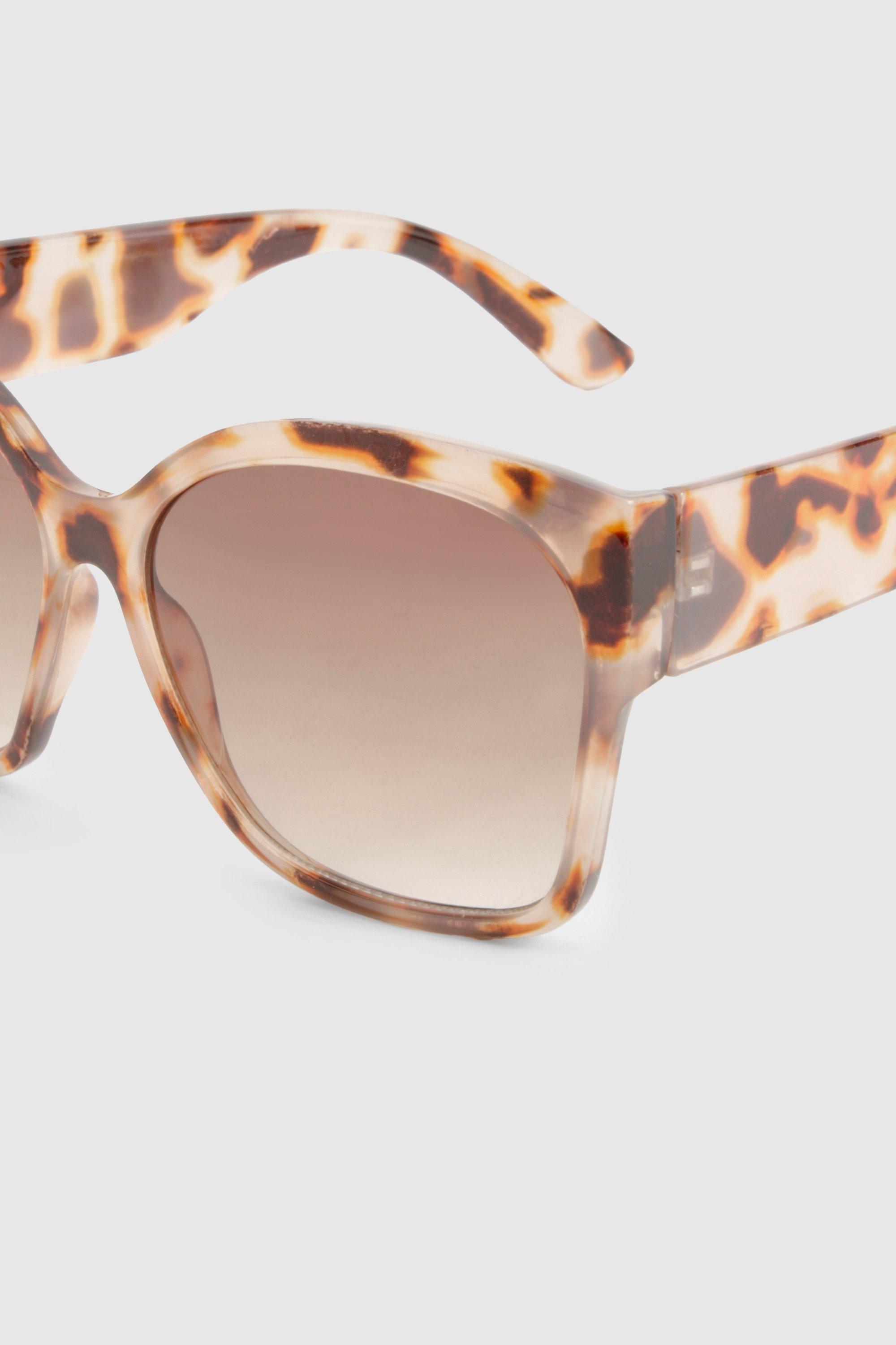 Oversized tortoise sale sunglasses