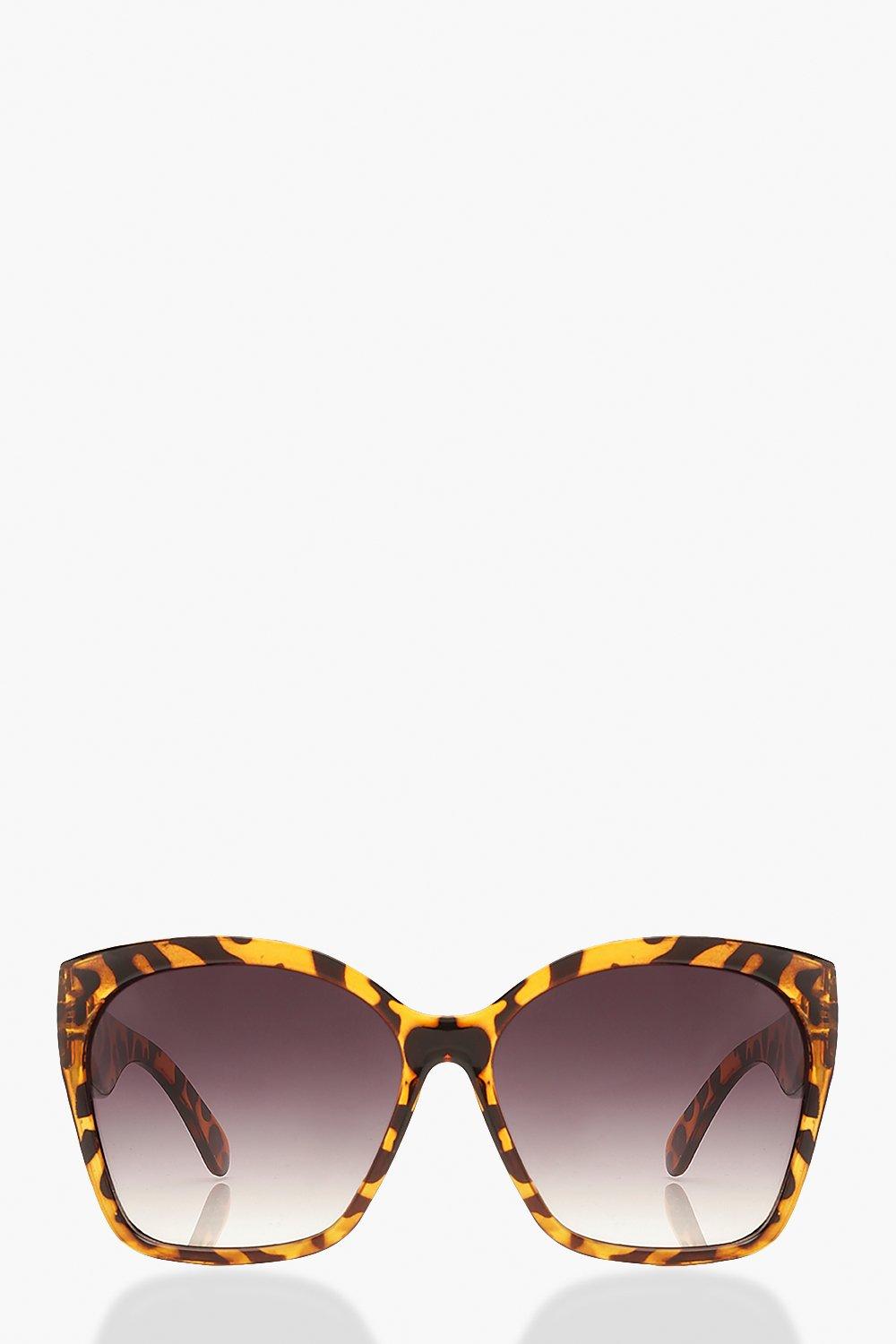 Oversized Tortoise Shell Sunglasses Boohoo Uk 3092