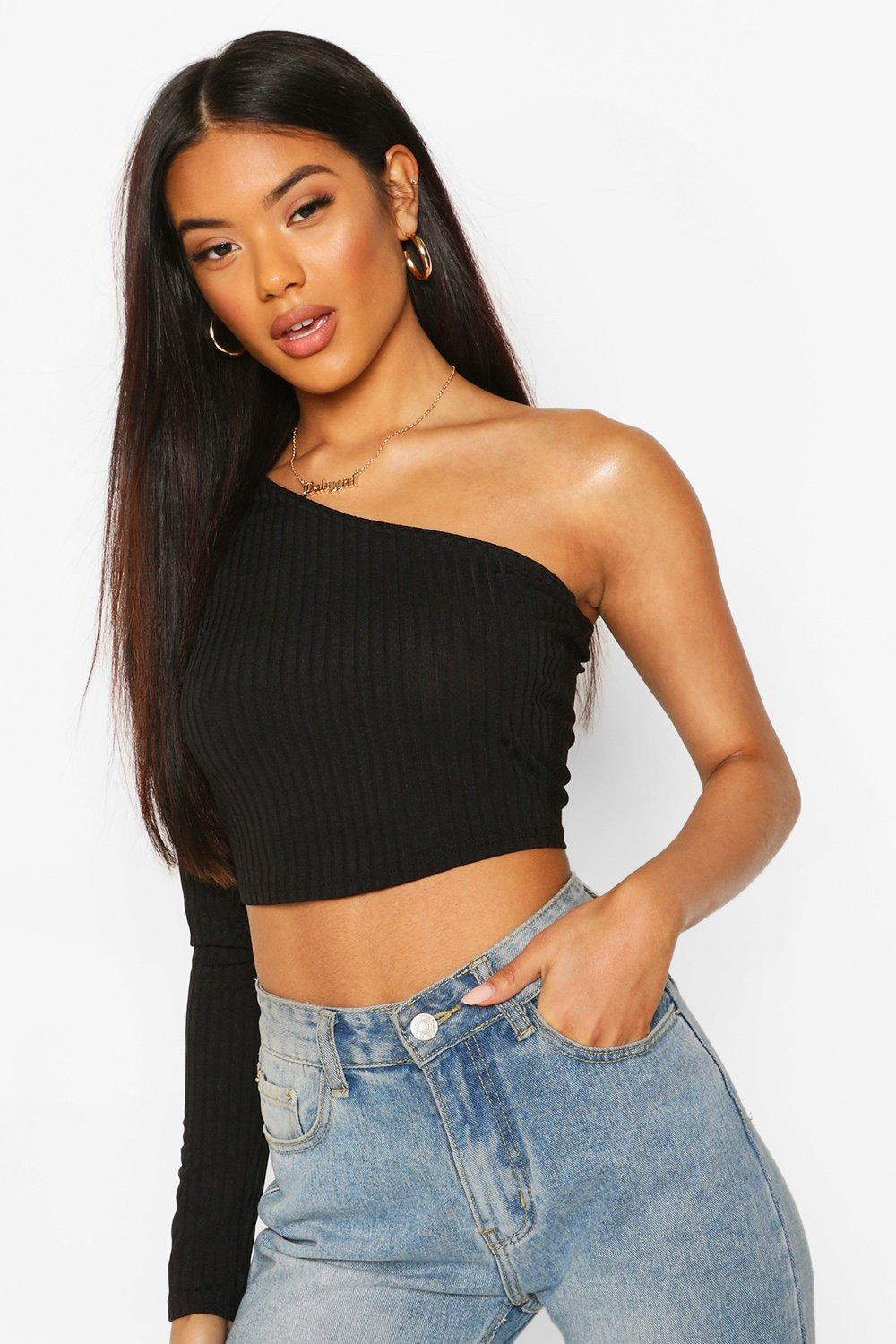 Boohoo one store shoulder top