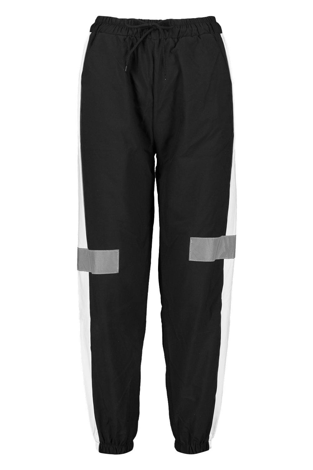 Contrast Panel Reflective Joggers