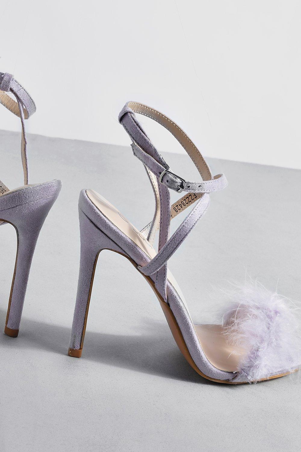 Boohoo on sale grey heels