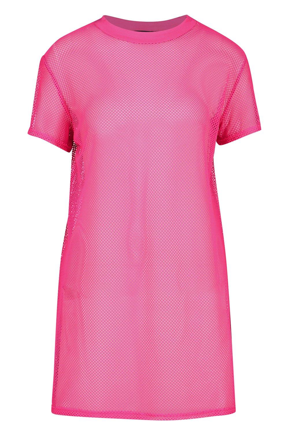 Fish Net T Shirt Dress