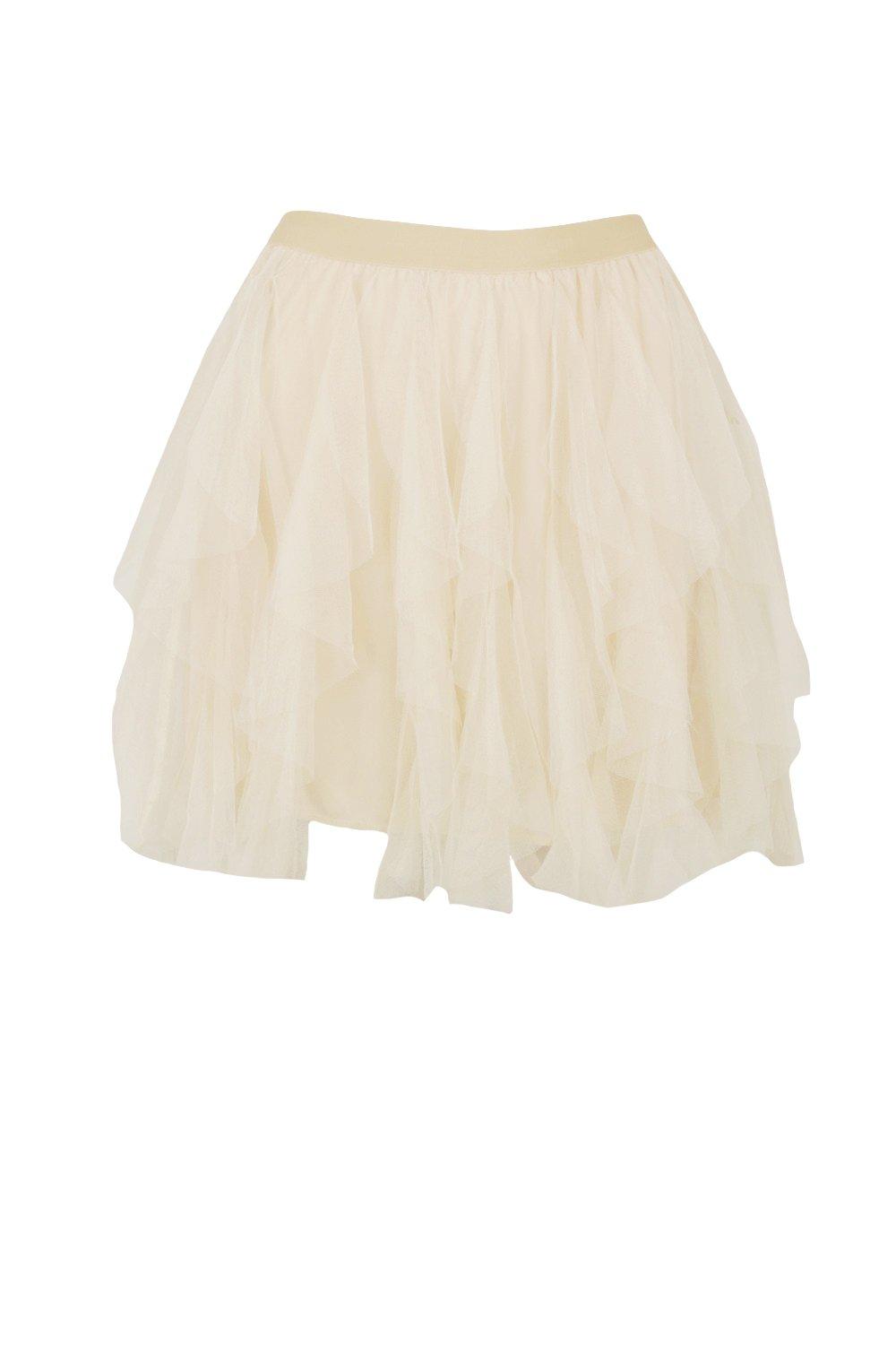 White tulle 2025 skirt boohoo