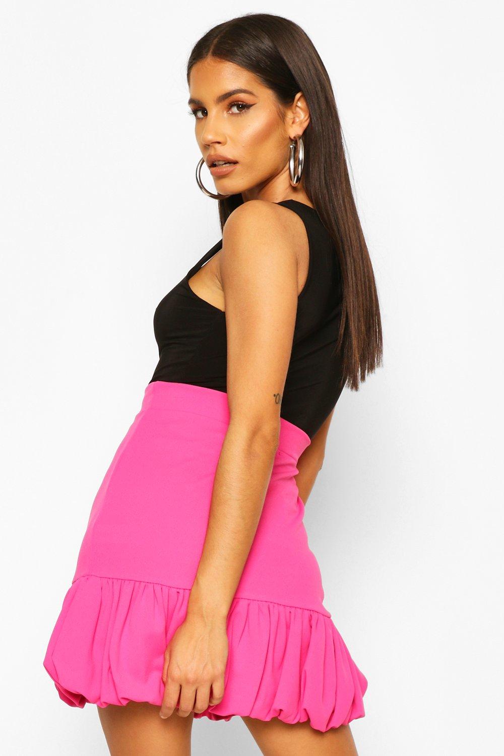 peplum skirt boohoo