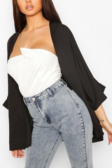 Crepe Kimono black