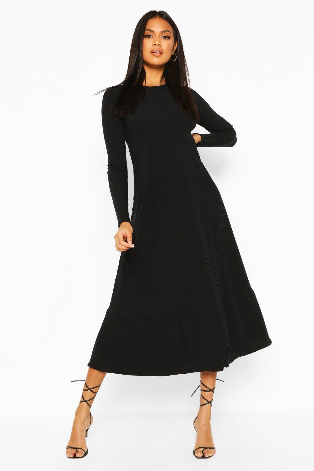 black dress size 18 with sleeves