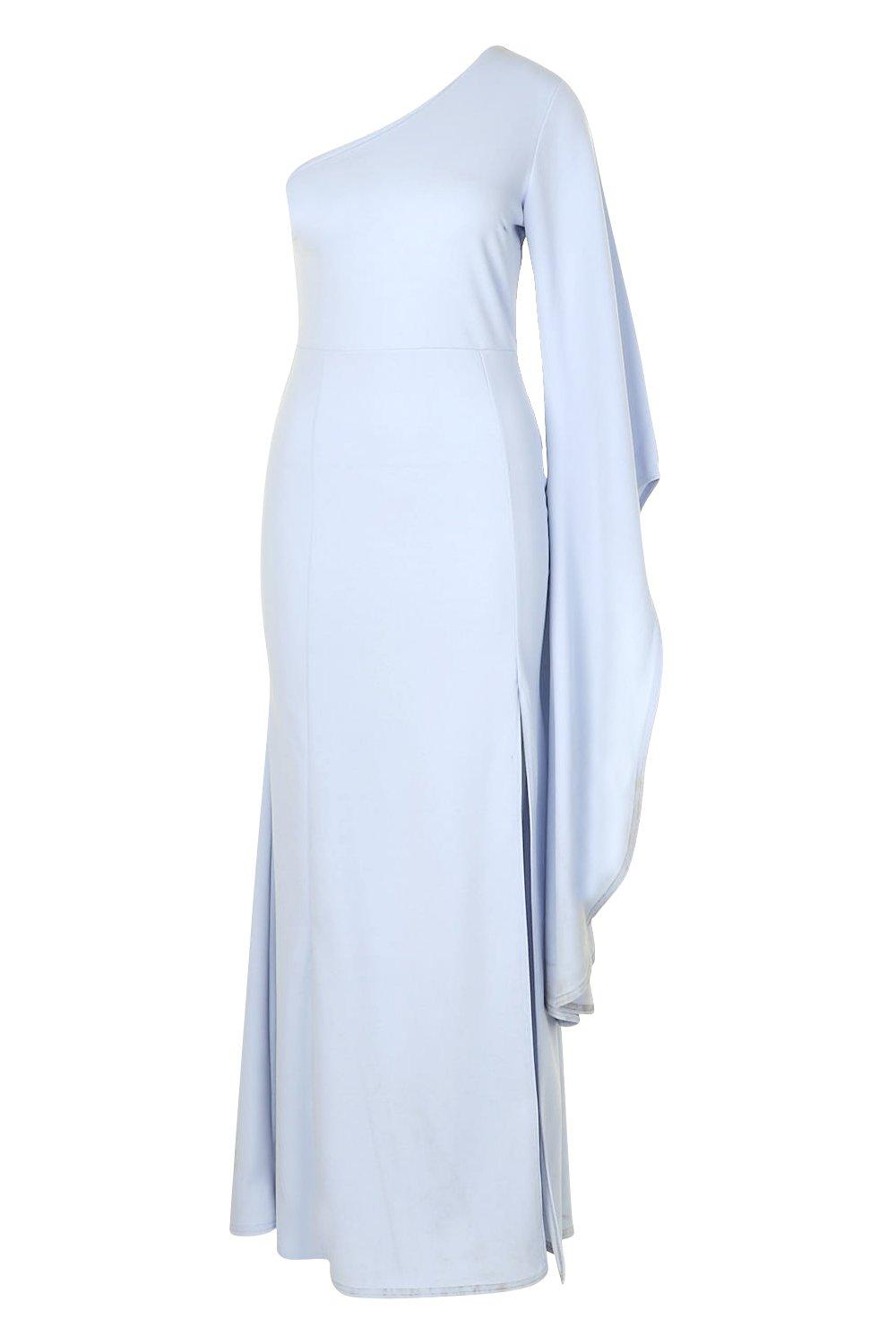 powder blue maxi dress