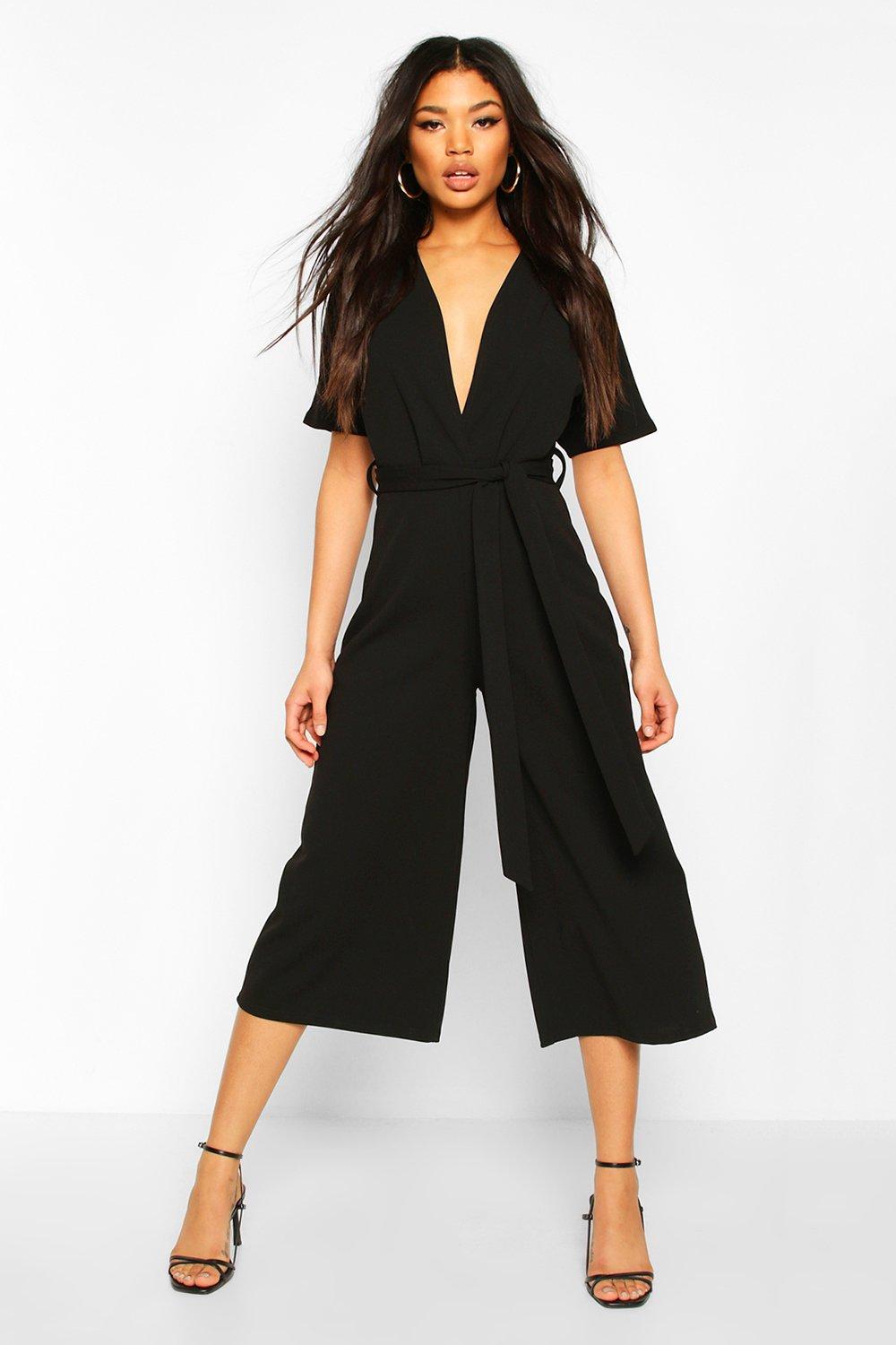 wrap tie jumpsuit