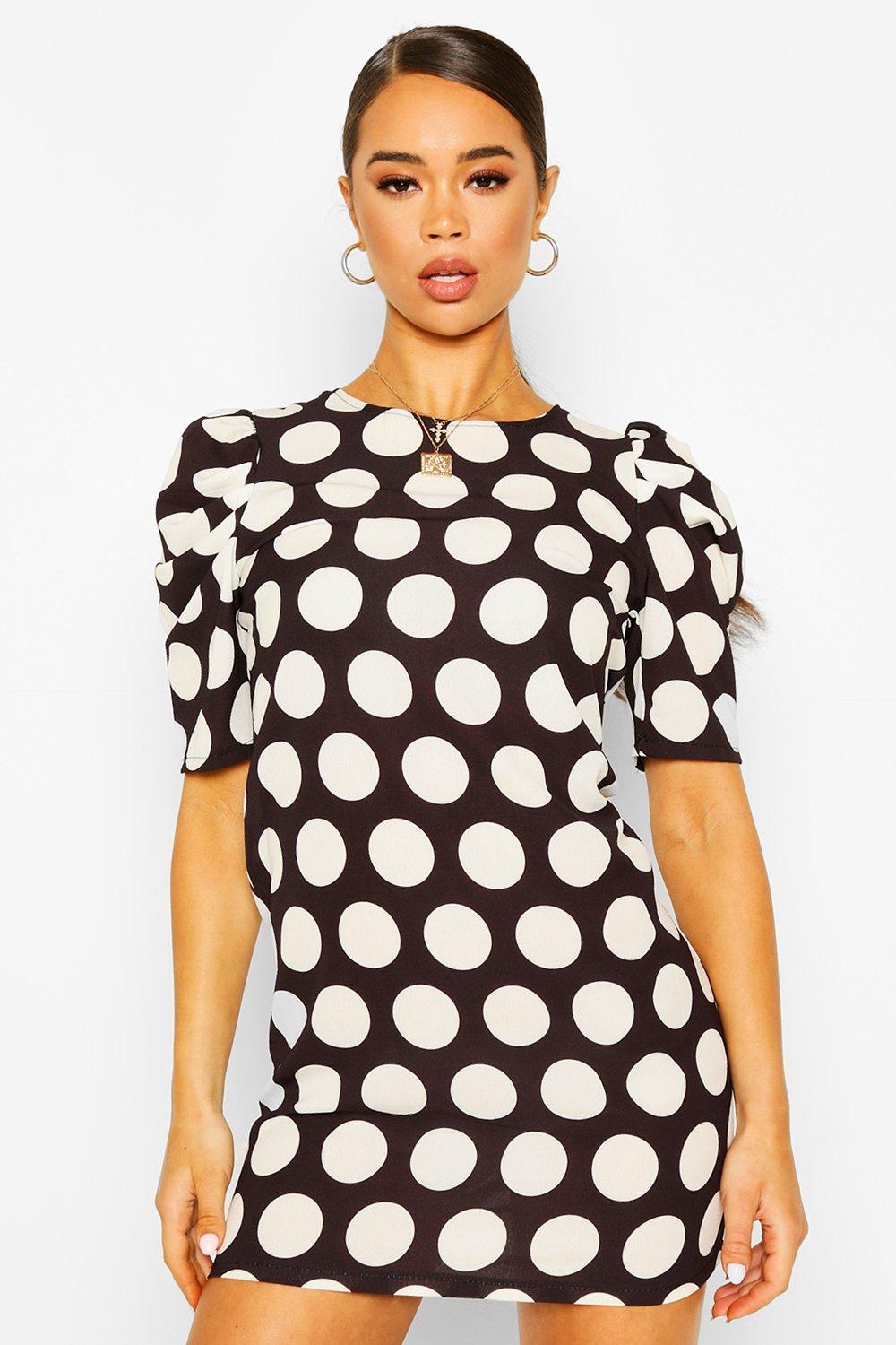 polka dot shift dress uk