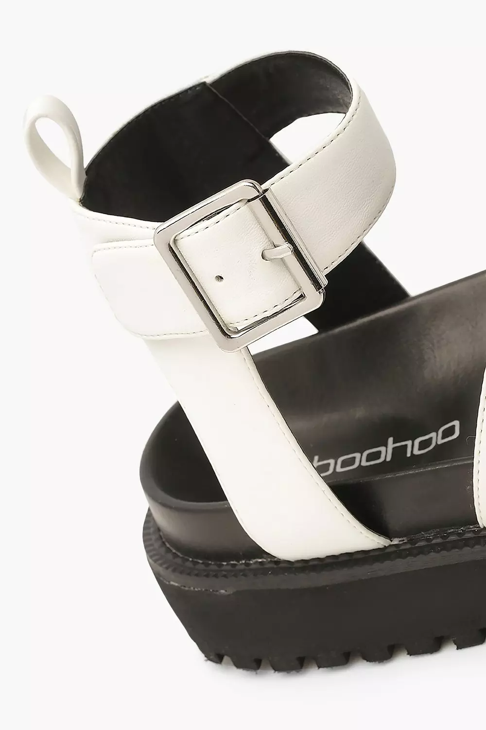 Boohoo white online sandals