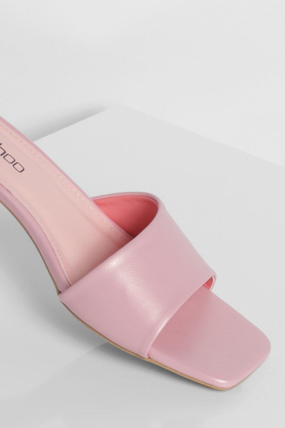boohoo pink heels
