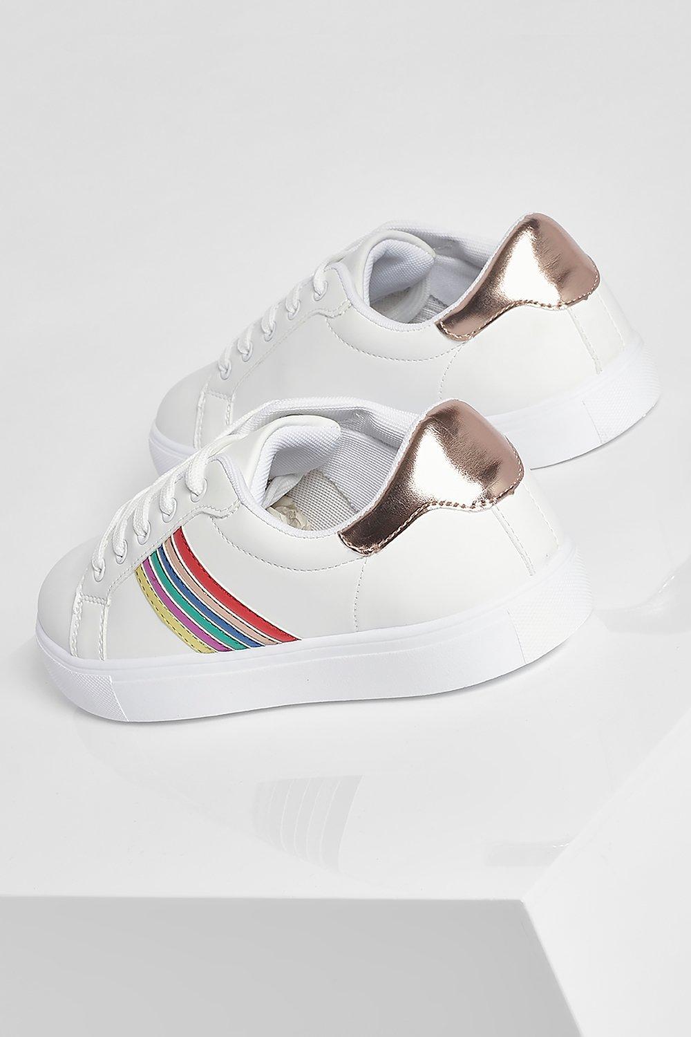 Rainbow 2024 stripe trainers