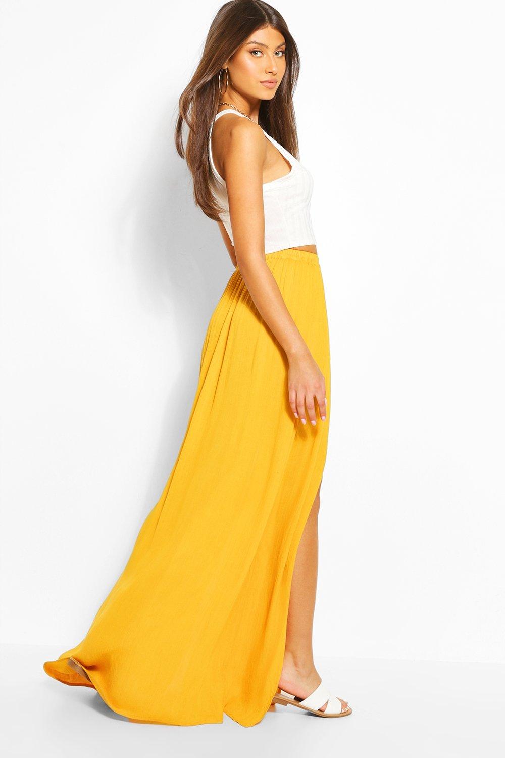 cheesecloth maxi skirt