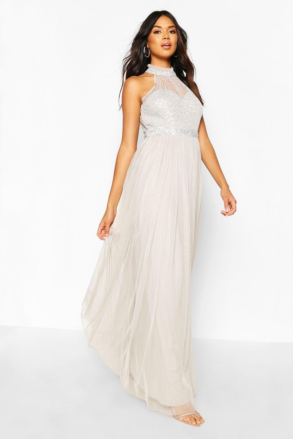 boohoo wedding dress