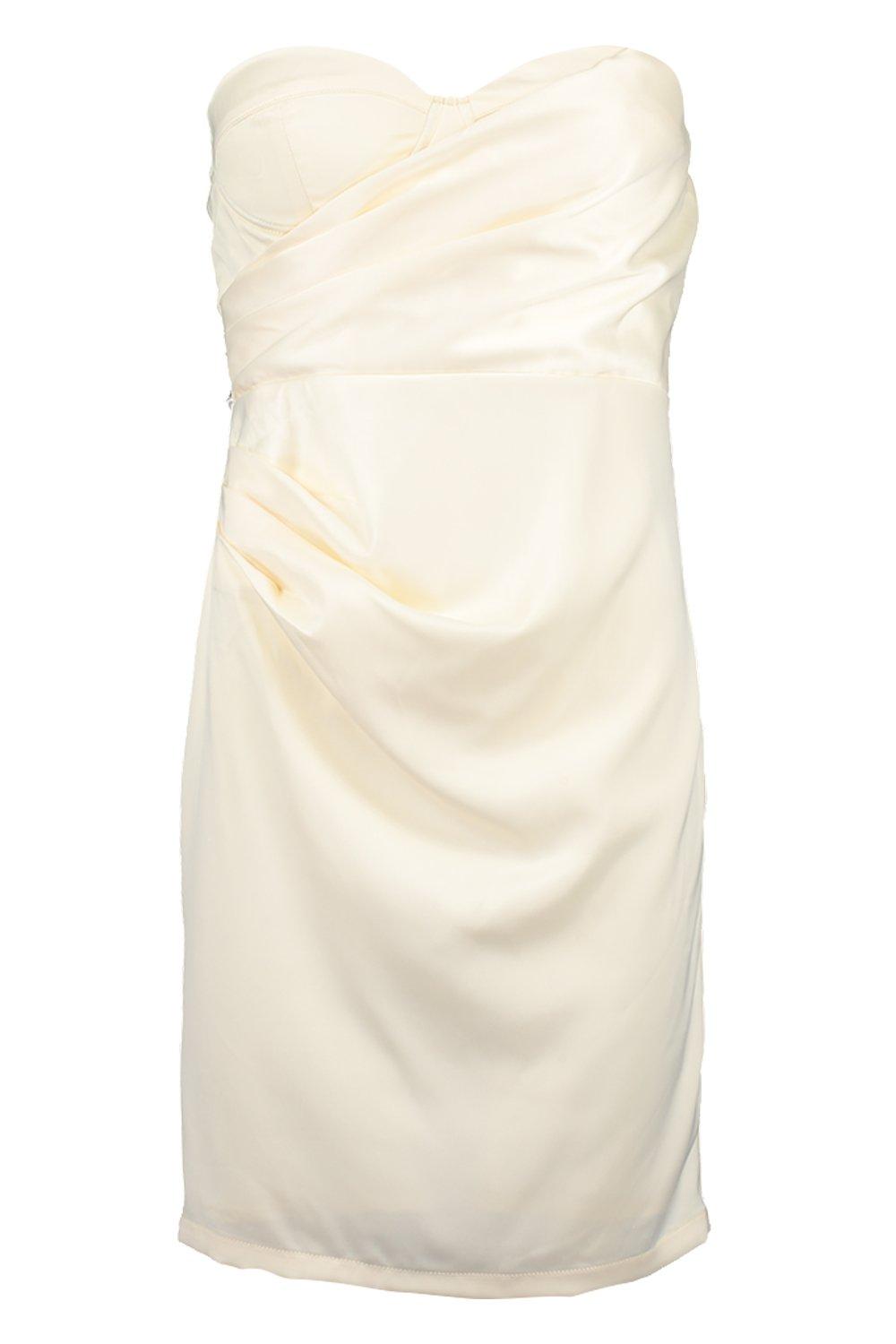 boohoo ivory dress