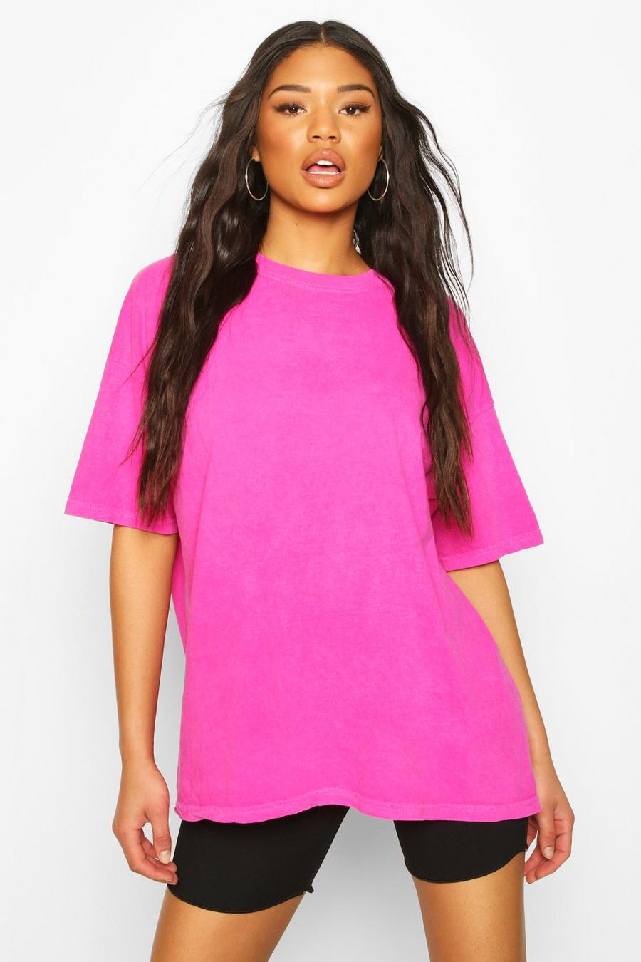 Neon Washed Oversized T-Shirt image number 1