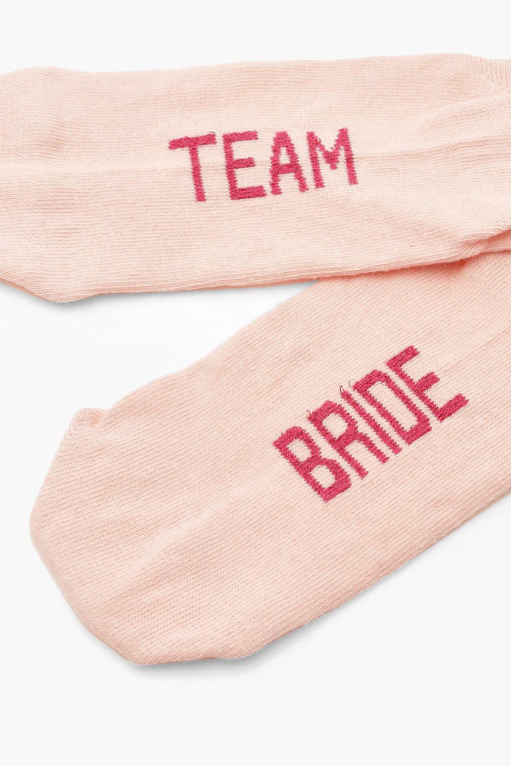 Team Bride Ribbed Socks