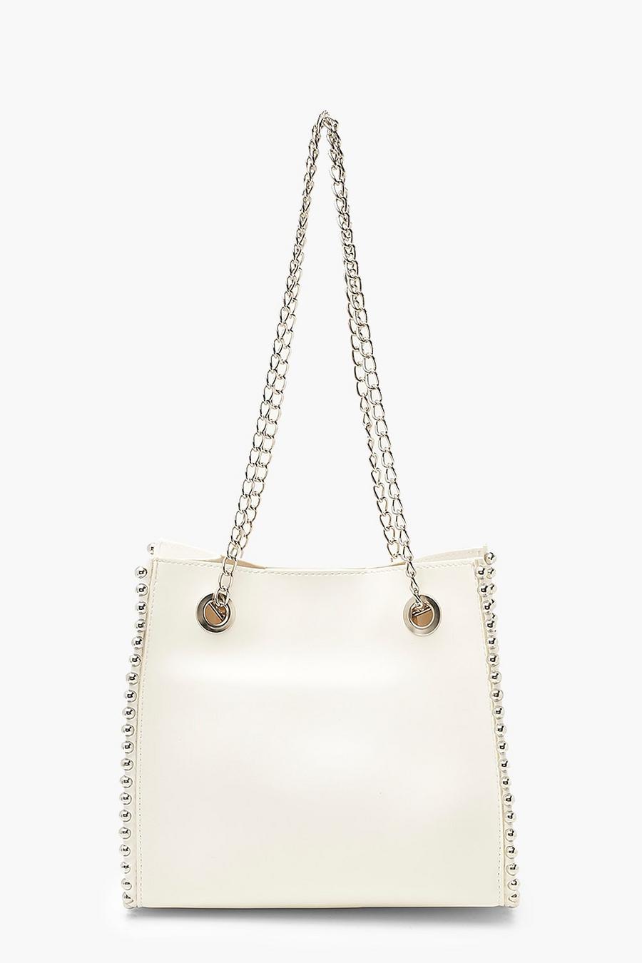 Premium Liten shoppingväska med pärlor image number 1
