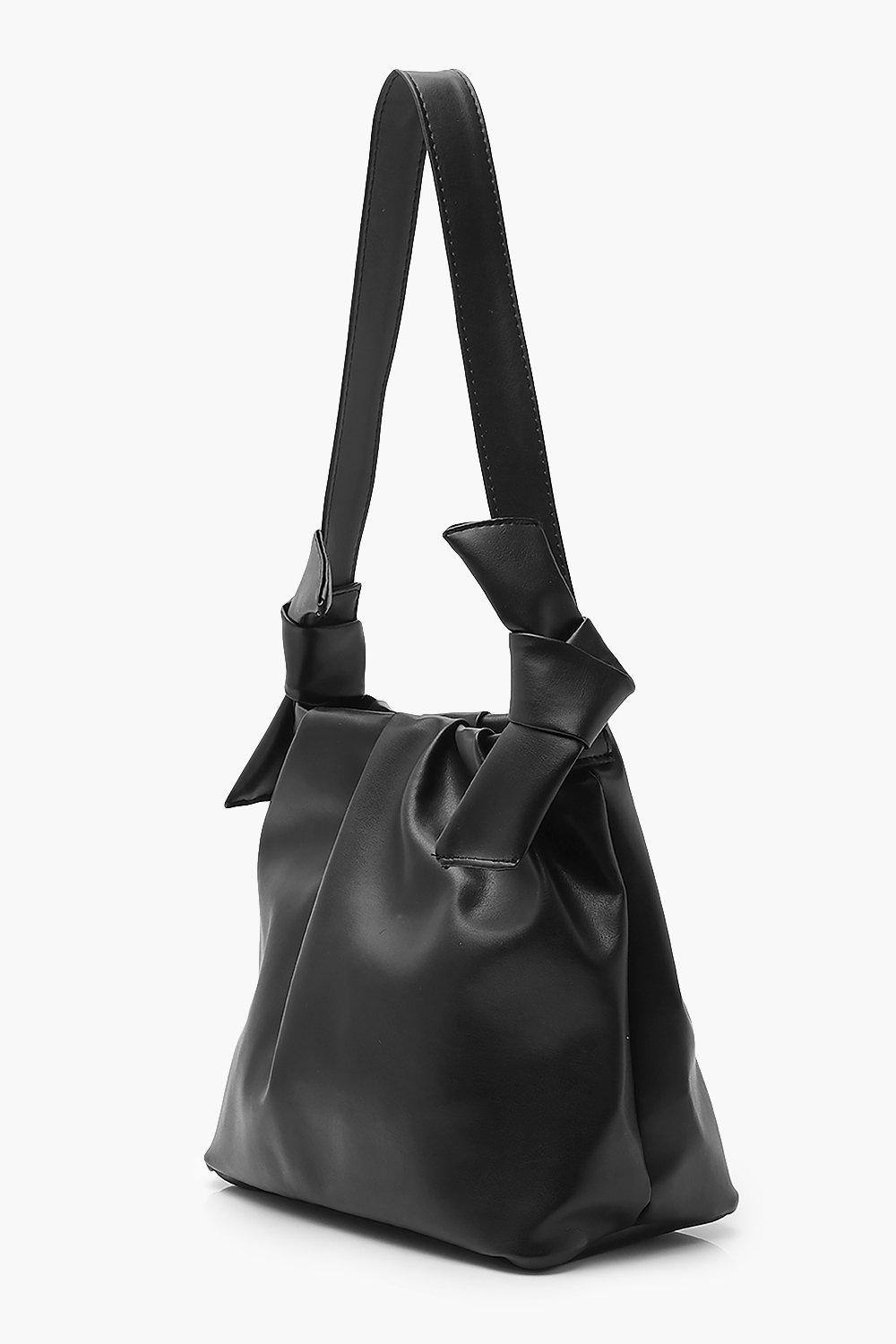 black slouch tote bag