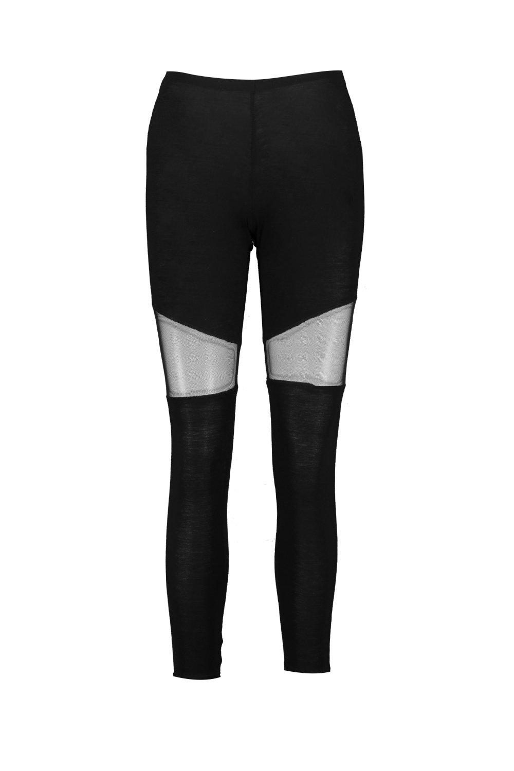 Mesh Panel Legging boohoo AU