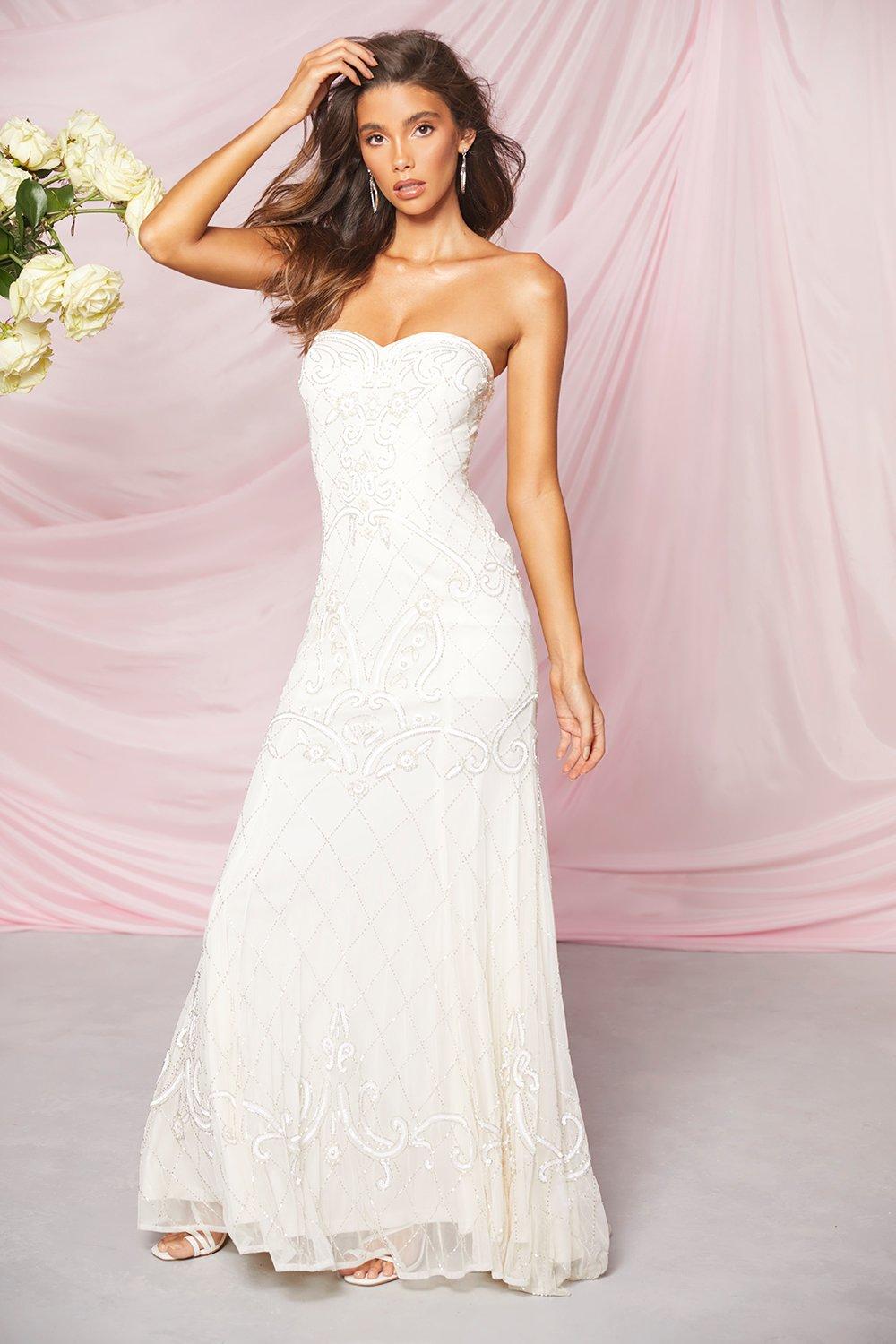 Boohoo on sale wedding dress