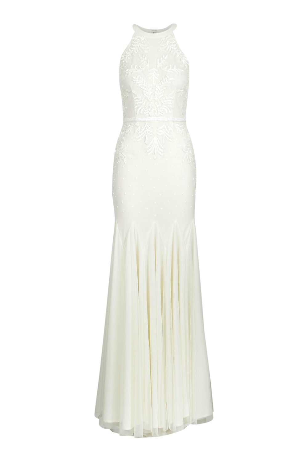 Lace halter maxi outlet dress