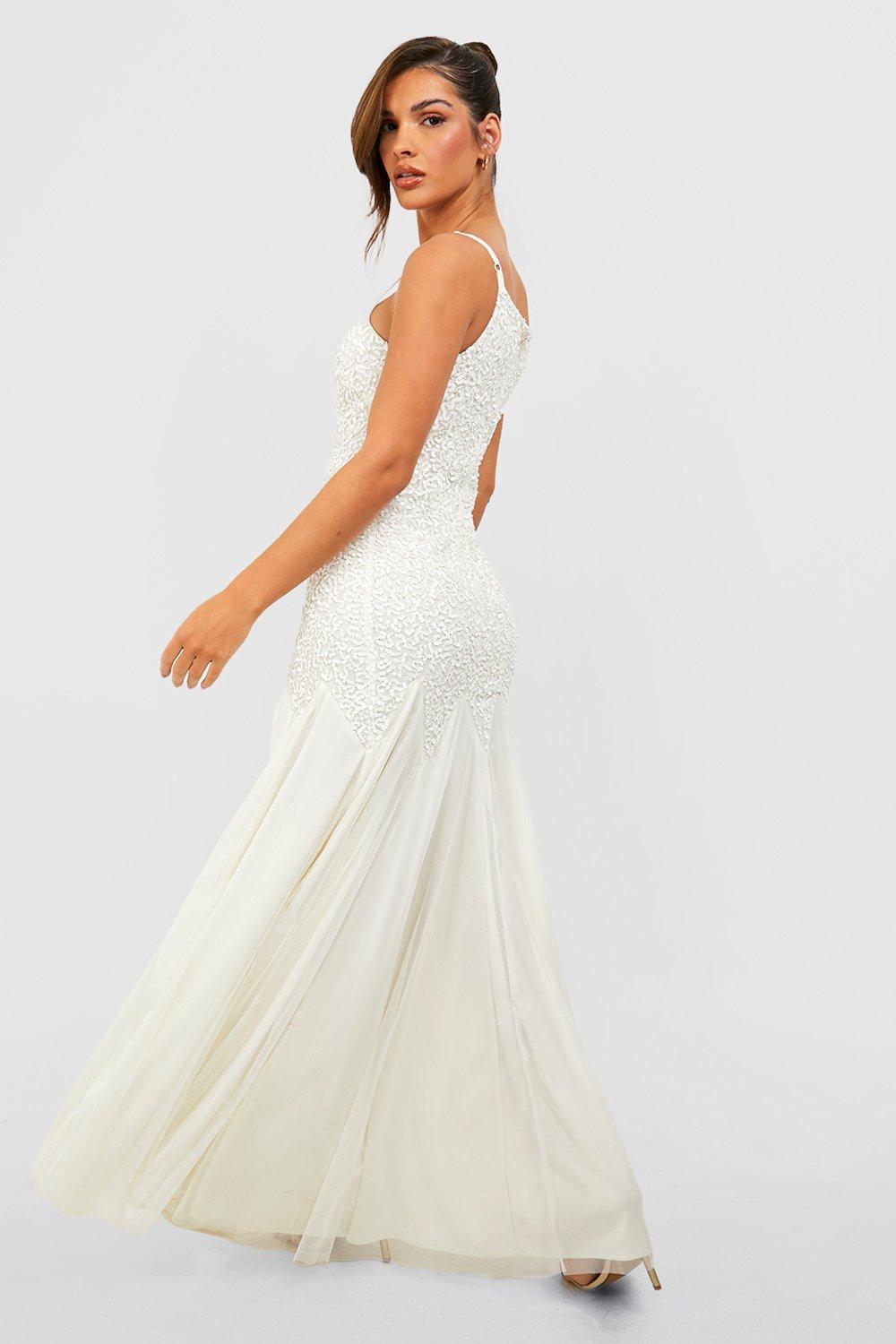 Maya sequin hotsell fishtail maxi dress