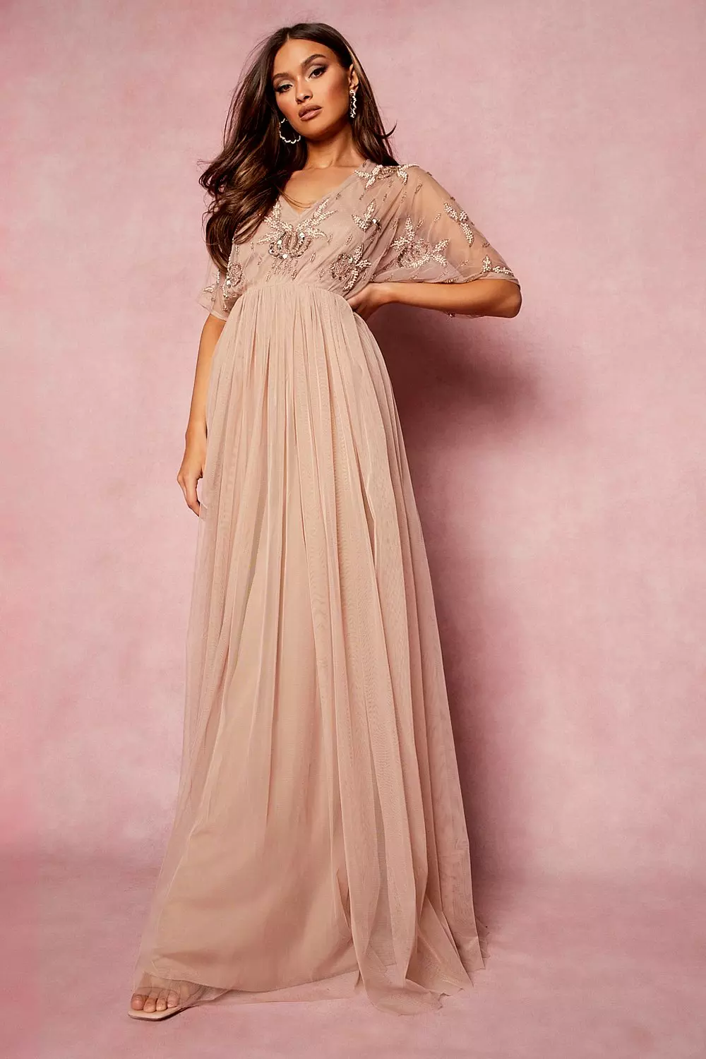 kimono bridesmaid dress